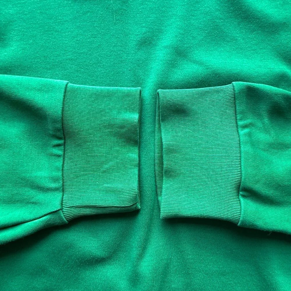 Polo Ralph Lauren Mens XL Long Sleeve Polo Shirt Green Embroidered Logo Cotton